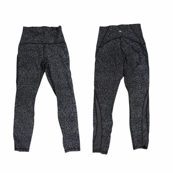 lululemon athletica Pants - Women’s Lululemon athletica Black and Gray Leggings